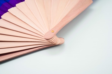 Logotrade corporate gift picture of: Rainbow wooden hand fan